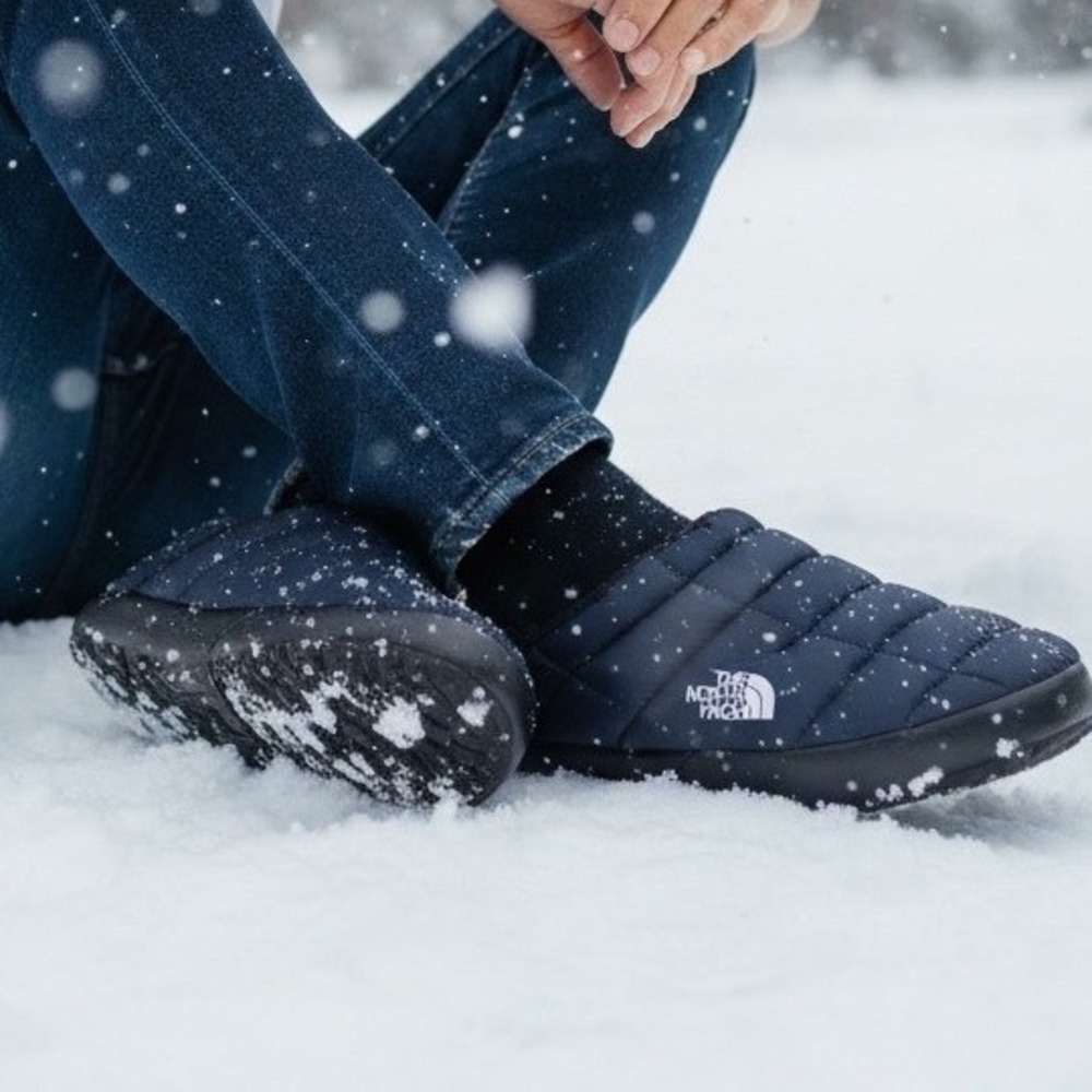 The North Face‎ Mens Thermoball Traction Mule V Navy Blue Slippers Size 14
